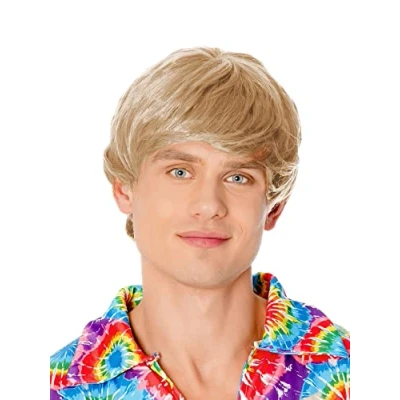 Image of Bristol Novelty BW940 Male Wig 60&#039;s Blonde, One Size