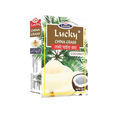 Image of LUCKY CHINA GRASS (COCONUT Flavor 100 gm)[Pack of 5]
