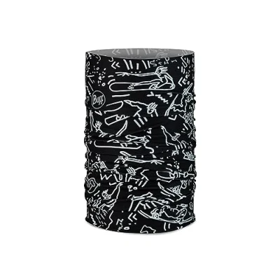 Image of Buff Original Ecostretch Neckwear Youth Fashion Scarf, Black, OneSize