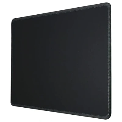 Image of Silent Monsters Mouse Mat Medium 36 x 25 cm / 14 10 inches, black Pad, Stitched Edges, Mousemat for Office and Gaming, Mousepad Non Slip Rubber Base, Desk