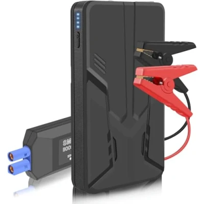 Image of Car Jump Starter 12V Portable Power Bank Utral thin Multi Function Emergency Charger Battery Booster