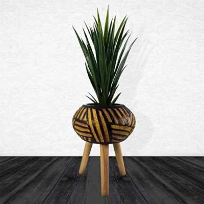 Image of Leaf Extra Large Cachepot Planters, 45cm Oval Bali