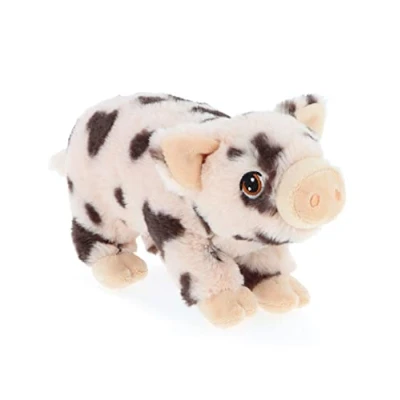 Image of Deluxe Paws Plush Cuddly Soft Eco Wild Animals Toys 100% Recycled (Spotty Pig)