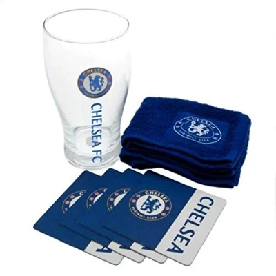 Image of Chelsea FC Football Club Mini Bar Set Official Merchandise