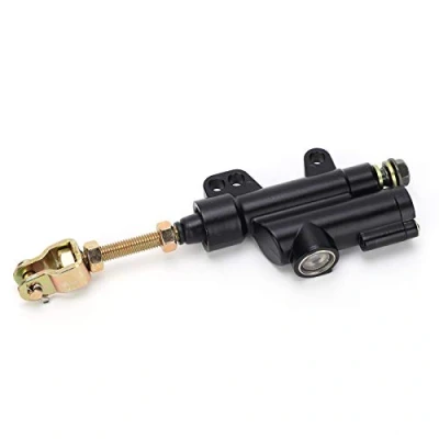 Image of Rear Brake Master Cylinder, Universal Pit Bike Cylinder Motorcycle Hydraulic for Motorbike Atv Dirt Bike(Black)