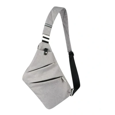 Image of OSOCE Anti Theft Travel Bag, Mens Sling Chest Crossbody Multi Pockets Shoulder Bag Waterproof Bags Cover Pack Casual Cycling Hiking for Men Women