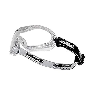 Image of Bolle X90PSI Goggles Crystal PVC Frame Vented Anti Scratch and Fog Lens, Clear