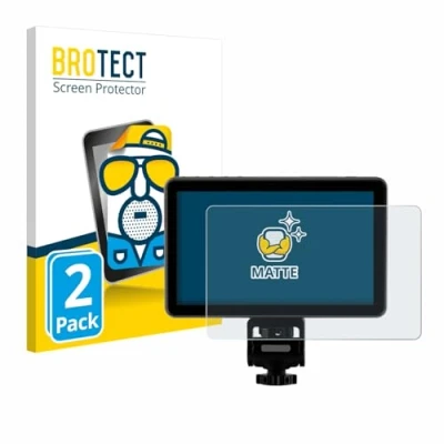 Image of brotect Screen Protector Anti Glare compatible with Rollei Viltrox DC X3 6&quot; (2 Pack) Matte, Fingerprint Protection Film