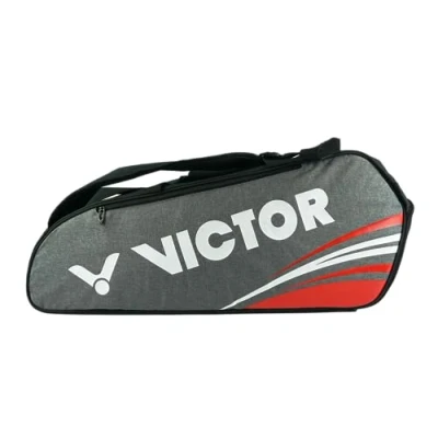 Image of VICTOR Double Thermobag Badminton Tennis Squash Bag Grey/Red