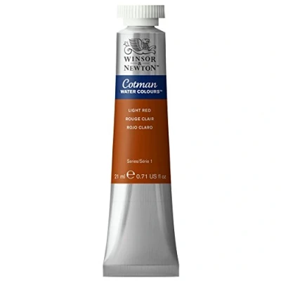 Image of Winsor &amp; Newton Cotman 21ml Water Colour Tube Light Red