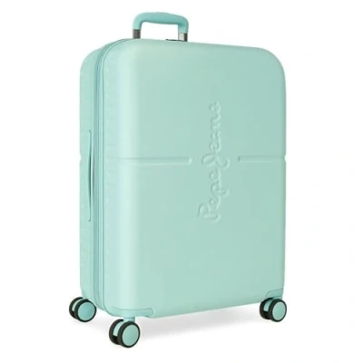 Image of Pepe Jeans Highlight Medium Suitcase, 48 x 70 28 cm, Blue, 48x70x28 cms, Suitcase