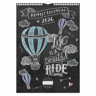 Image of Lily &amp; Val A3 Family Planner 2026