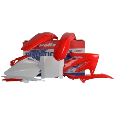 Image of Polisport Honda Plastic Kit CRF 450 R 2007, Red Motocross4u