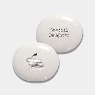 Image of East of India Porcelain Pebble Special Daughter
