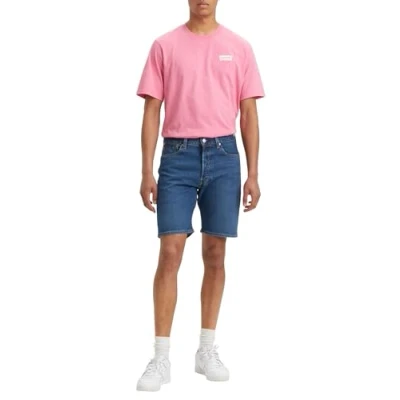 Image of Levi&#039;s Men&#039;s 501® Original Shorts Denim Shorts, Bleu Eyes Break Short, 29W