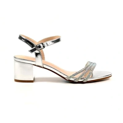 Image of Ladies Amie Silver Sandal 5