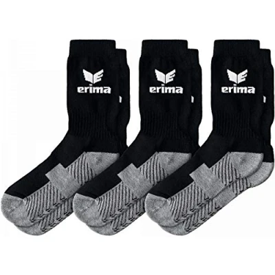 Image of Erima Women Sports Socks, 3 Pairs Socks Black, 39 42