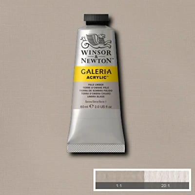 Image of Winsor &amp; Newton Galeria Acrylic Paint Medium Tube 60ml AVAILABLE (Pale Umber)