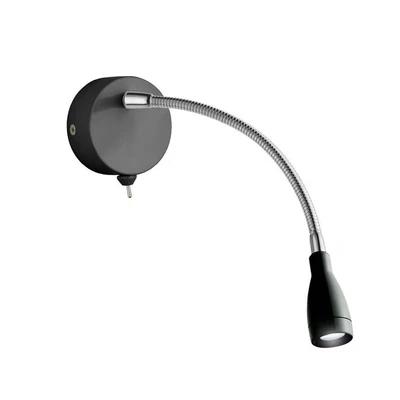 Image of Searchlight Lighting Flexi Wall Led Adjustable Light Reading Black