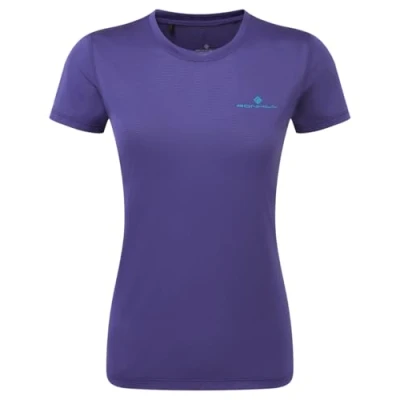 Image of RONHILL Running, Wmn&#039;s Tech S/S Tee, Deep Ocean/Marine, 12
