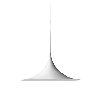 Image of GUBI Semi pendant light, Ø 60 cm, white