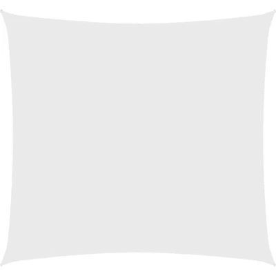 Image of vidaXL Sunshade Sail Oxford Fabric Square 4x4 m White