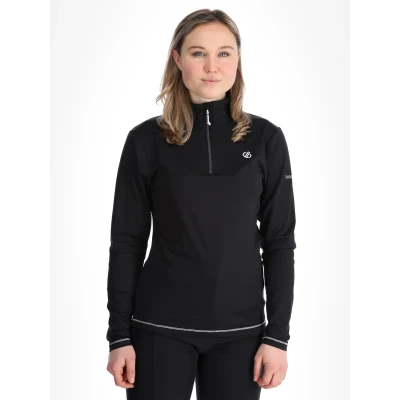Image of Dare2b Lowline II Womens Core Strech for Ski, Hiking and Trekking Recycled warm backed stretch fabric, Quick drying, Grown on hood full zip