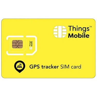 Image of SIM Card for GPS GEOLOCATION TRACKING Things Mobile with Global Coverage and Multi Operator GSM/2G/3G/4G Network, No Fixed Costs, Expiration Date Competitive Rates, 10 Credit Included