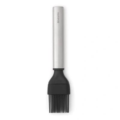 Image of Brabantia Profile Silicone Spatula with Matt Steel Handle Long Haired, Non Scratch, Heat Resistant, Dishwasher Safe (137440)