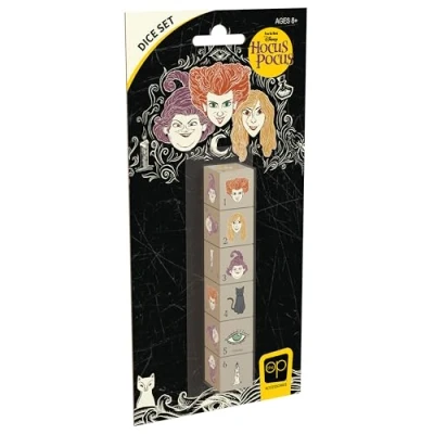 Image of Disney Hocus Pocus Dice Set Officially Licensed 6 sided