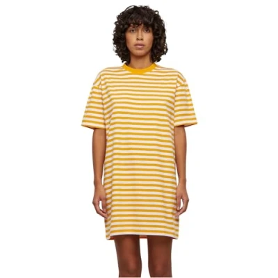 Image of Urban Classics Striped Jersey dress, Women&#039;s, Size: Small, White magicmango