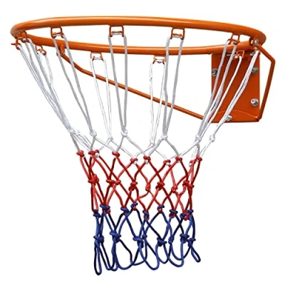 Image of FUNJEPE Professional Folding Basketball Hoop with Net, Indoor/Outdoor Hanging Wall 18&quot;（45cm） for All Weather