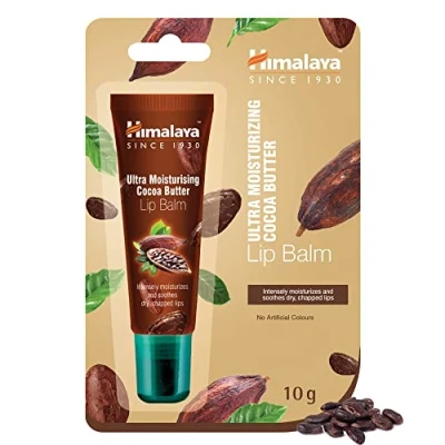 Image of Himalaya Lip Balm Mousturising Cocoa Tube Rich Butter Care 10g, brown