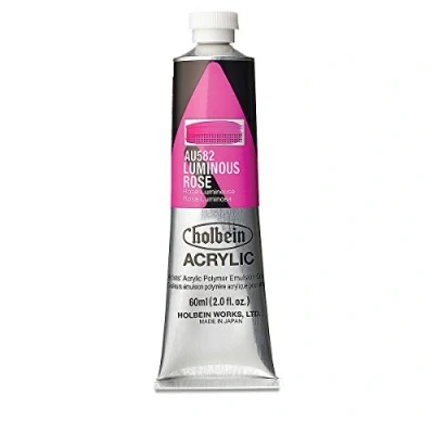 Image of Holbein Artist Heavy Body Acrylic 60ml Tube Luminous Rose
