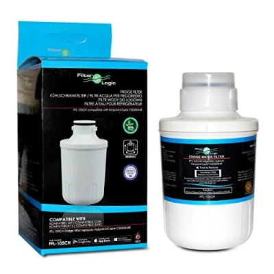 Image of FilterLogic FFL105CH Fridge Freezer Refrigerator Ice Water Filter Compatible with Hotpoint SXBD922FWD Caple Indesit Thomson THSBS90WDWH C00300448