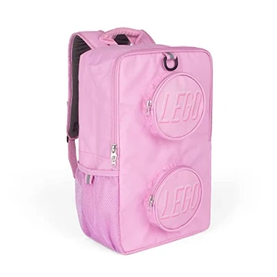 Image of LEGO Kids&#039; Brick Backpack, Light Pink, One Size