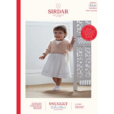 Image of Sirdar Snuggly Baby Cashmere Merino DK Knitting Pattern Booklet 5240 Cardigans