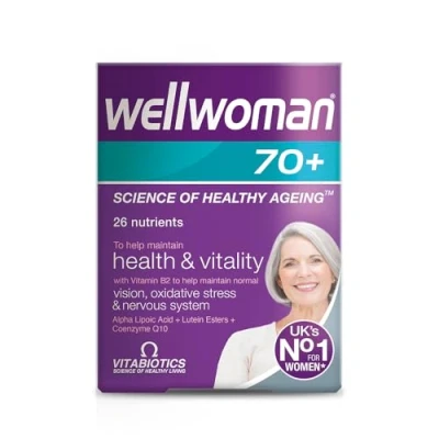 Image of Wellwoman Vitabiotics 70+ Tablets , Unflavoured, 1 x 30s