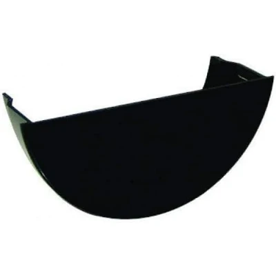 Image of FLOPLAST 112mm Half Round Gutter Internal Stop End Black