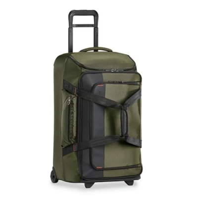 Image of Briggs &amp; Riley ZDX 69cm Medium 2 Wheel Upright Travel Duffle, Hunter