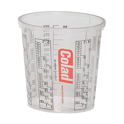Image of 50 x 350ml Colad Mixing Cup &amp; 5 Lids. Strong Solvent Proof