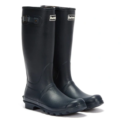 Image of Barbour Bede Mens Wellies (Navy Blue) Rubber Size UK 12