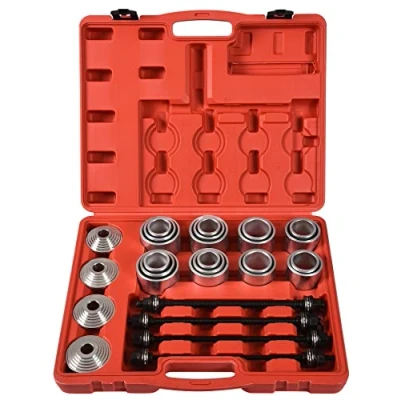 Image of DHA Universal Press and Pull Sleeve Kit Seal Bush Bearing Remover Installer Set, Car Removal Insertion Puller Installation Bushing Tool