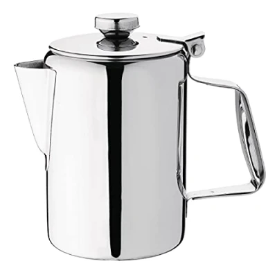 Image of Olympia Concorde Coffee Pot Stainless Steel 20Oz Espresso Maker Italian