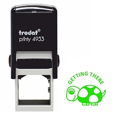Image of Trodat Teacher &quot;Getting There&quot; Classmates Education Stamp