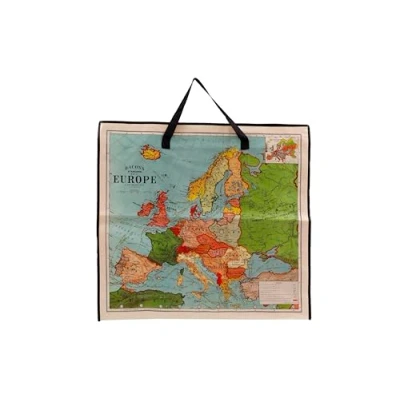 Image of Map Of Euope Extra Large Jumbo Laundry Bag with Zip Strong and Durable 75 x 70 18cm (World Europe)