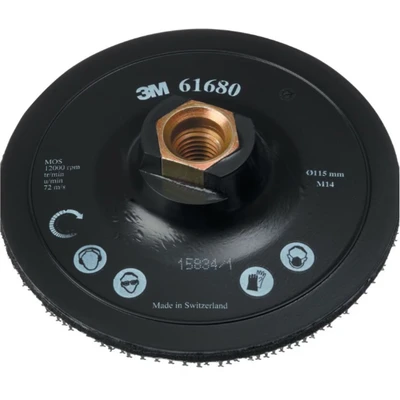 Image of 3M Center Pin Back Up Pad, 115 mm, M14