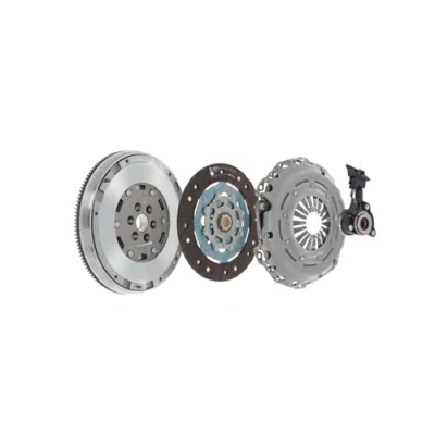 Image of 0802CAA04380N, 802CAA04380N Clutch VALEO FULLPACK DMF (CSC) 837406 with dual mass flywheel, central slave cylinder 240mm RENAULT: LAGUNA 2