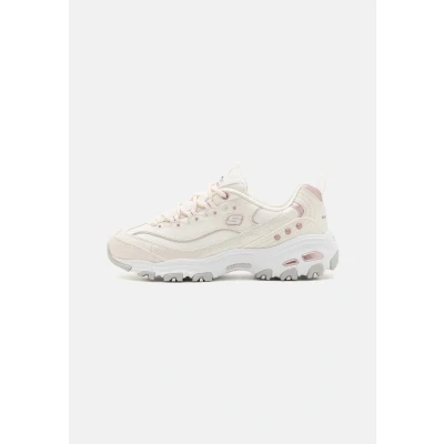 Image of Skechers Sport D&#039;LITES Trainers white/lavender, Women&#039;s, Size: 2.5, White/lavender Imitation leather/ textile