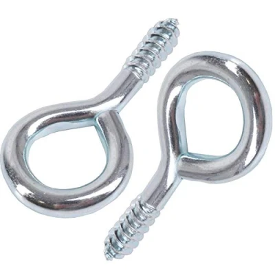 Image of 100x Screw in Eyes Large 75mm Heavy Duty BZP Metal
